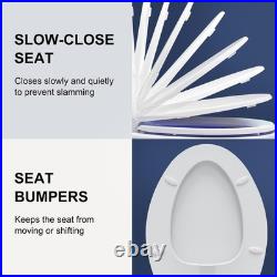 Heated Toilet Seat with Night Light, Elongated, Toilet Seat Warmer Heated Toilet Seat with Night Light, Elongated, Toilet Seat Warmer