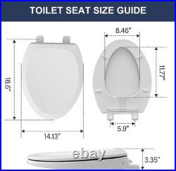 Heated Toilet Seat with Night Light, Elongated, Toilet Seat Warmer Heated Toilet Seat with Night Light, Elongated, Toilet Seat Warmer