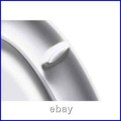 Highline Quiet-Close Elongated Toilet Seat in White (3-Pack)