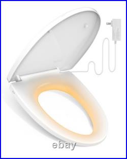 IliD Electrical Heated Elongated Toilet Seat, Three Levels of Seat Heating