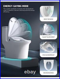 IliD Smart Bidet Toilet Seat, Electric Elongated Ecoseat with Four Cleaning M
