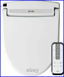 Ivyel GL-3REM Smart Electric Bidet for Elongated Toilet Seat with Remote Control