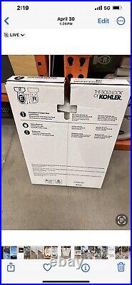 KOHLER 4008-0 Reveal Quiet Close Elongated Toilet Seat, White