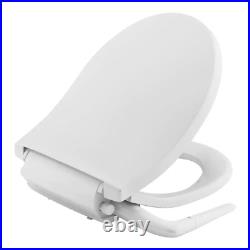 KOHLER Bidet Seat Round Toilets Non-Electric White Manual Handle Quiet-Close Lid