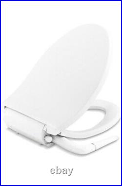 KOHLER Bidet Toilet Seat Adjustable Water Pressure Elongated Plastic Biscuit