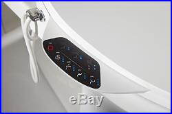 KOHLER Electric Bidet Toilet Seat, Touchscreen Remote Control, Heated seat, and