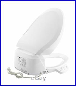 KOHLER K-4737-0 C3 125 Elongated Warm Water Bidet Toilet Seat in White with A