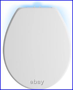KOHLER K-5589-0 Purefresh Quiet-Close with Grip-Tight Bumpers Round-Front Toilet