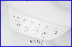 KOHLER K-8298-0 C3 155 Elongated Warm Water Bidet Toilet Seat White Heated
