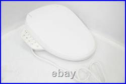 KOHLER K-8298-0 C3 155 Elongated Warm Water Bidet Toilet Seat White Heated