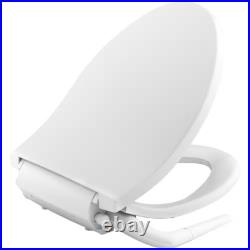 KOHLER Non-Electric Bidet Seat Plastic Elongated Toilet Adjust Water Spray White KOHLER Non-Electric Bidet Seat Plastic Elongated Toilet Adjust Water Spray White