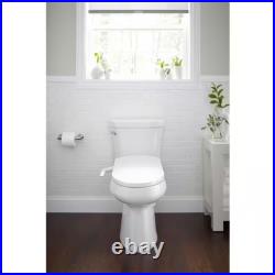 KOHLER Non-Electric Bidet Seat Plastic Elongated Toilet Adjust Water Spray White KOHLER Non-Electric Bidet Seat Plastic Elongated Toilet Adjust Water Spray White
