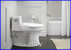 KOHLER PureWarmth Heated Elongated Toilet Seat LED Nightlight Soft Close White