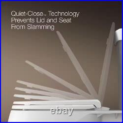 KOHLER PureWarmth Heated Elongated Toilet Seat in White K-10349-0