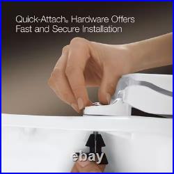 KOHLER PureWarmth Heated Elongated Toilet Seat in White K-10349-0