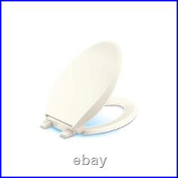 KOHLER Toilet Seat 14.18 W, Cachet Nightlight QuietClose Plastic Material Beige