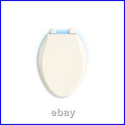 KOHLER Toilet Seat 14.18 W, Cachet Nightlight QuietClose Plastic Material Beige