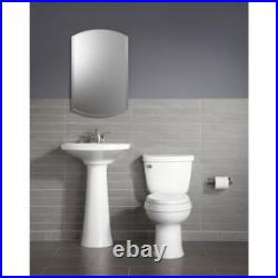 K-4009-0 Reveal Round Toilet Seat, with Grip-Tight Bumpers, Quiet-Close Seat