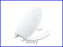 K-4650-0 Lustra Elongated Open-Front Toilet Seat, White