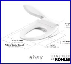 Kohler 18751-0 C3-050 Elongated Bidet Toilet Seat White Kohler 18751-0 C3-050 Elongated Bidet Toilet Seat White
