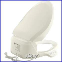 Kohler C3 125 Electric Bidet Seat Elongated Toilets withTank Heater & Side Control