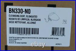Kohler Cleansing Seat Elongated Electric Bidet Toilet Seat White BN330-NO