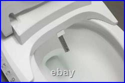 Kohler Elongated Closed Front Toilet Seat Lid Heated Warm Water Cleaning White