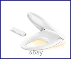 Kohler Irvine E915 K-28362-0 Elongated Heated Bidet Toilet Seat White New Box
