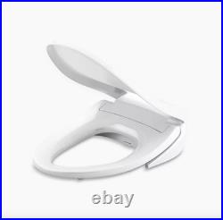 Kohler K-26132-CSP-0 PureWash E545 Elongated bidet toilet seat, White