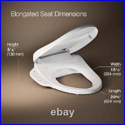 Kohler K-8298-0 PureWash Elongated Heated Quiet Close Bidet Seat with Side Panel Kohler K-8298-0 PureWash Elongated Heated Quiet Close Bidet Seat with Side Panel