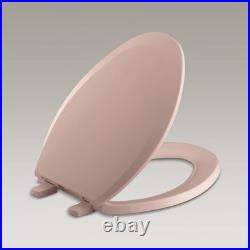 Kohler Lustra Q2 Elongated ClosedFront Toilet Seat with QuickRelease and QuickAt