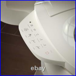 Kohler PureWash E590 Elongated Heated Bidet Toilet Seat With White Side Panel Kohler PureWash E590 Elongated Heated Bidet Toilet Seat With White Side Panel