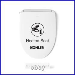 Kohler PureWash E815 Elongated Bidet Toilet Seat, Warm WaterWhite Remote Control