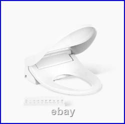 Kohler PureWash E880 Elongated Bidet Toilet Seat With Remote, Warm Water