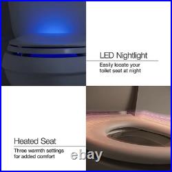 Kohler PureWash E880 Elongated Bidet Toilet Seat With Remote, Warm Water