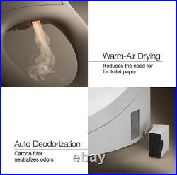 Kohler PureWash E880 Elongated Bidet Toilet Seat With Remote, Warm Water