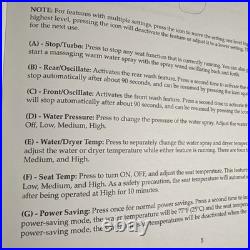 Kohler Purewash E480 Bidet Seat Round White Water/dryer And Seat Temp, New