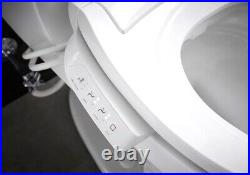 Kohler Purewash E525 Electric Heated Bidet Seat for Elongated Toilets in Biscuit