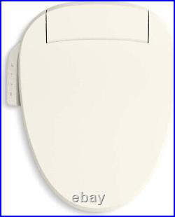 Kohler Purewash E525 Electric Heated Bidet Seat for Elongated Toilets in Biscuit