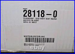 Kohler Purewash E815 Round Heated Bidet Seat C3-325 28118-0 White NEW