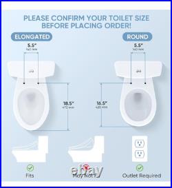 LEIVI Smart Bidet Toilet Seat With Wireless Remote Elongated B012-02 LEIVI Smart Bidet Toilet Seat With Wireless Remote Elongated B012-02