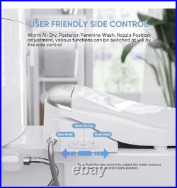 LEIVI Smart Bidet Toilet Seat With Wireless Remote Elongated B012-02 LEIVI Smart Bidet Toilet Seat With Wireless Remote Elongated B012-02