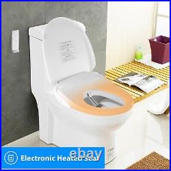LONABR Smart Heated Bidet Toilet Electric Seat Antibacterial with Remote Control