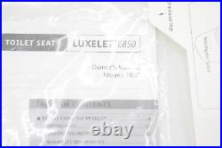 LUXE Bidet Luxelet E850 Electric Bidet Toilet Seat for Elongated Toilets White