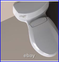 LumaWarm ELONGATED Heated Electric Warm Toilet Seat Nightlight White Open Box