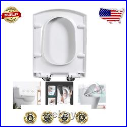 Luxury White Toilet Seat with Soft Close & Ergonomic Design for Ultimate Comfort Luxury White Toilet Seat with Soft Close & Ergonomic Design for Ultimate Comfort