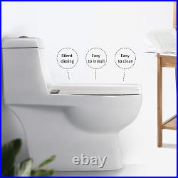 Luxury White Toilet Seat with Soft Close & Ergonomic Design for Ultimate Comfort Luxury White Toilet Seat with Soft Close & Ergonomic Design for Ultimate Comfort