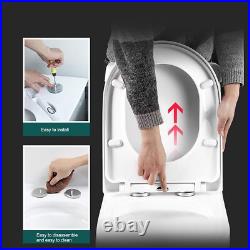 Luxury White Toilet Seat with Soft Close & Ergonomic Design for Ultimate Comfort Luxury White Toilet Seat with Soft Close & Ergonomic Design for Ultimate Comfort