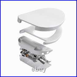 MEJE Smart Bidet Toilet Seat Elongated Electronic White Heated Seat Warm Air Dry