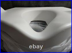 MOEN Locking Elevated Toilet Seat with Support Handles